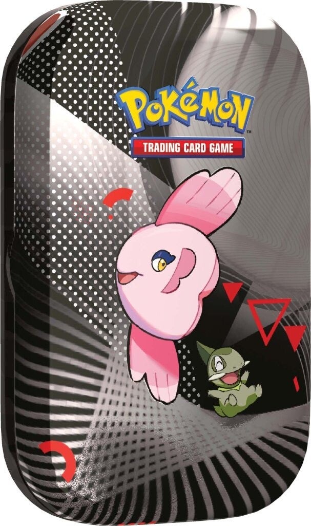 Pokemon | Scarlet & Violet | Black Bolt & White Flare | Unova Mini Tin | Alomomola & Axew