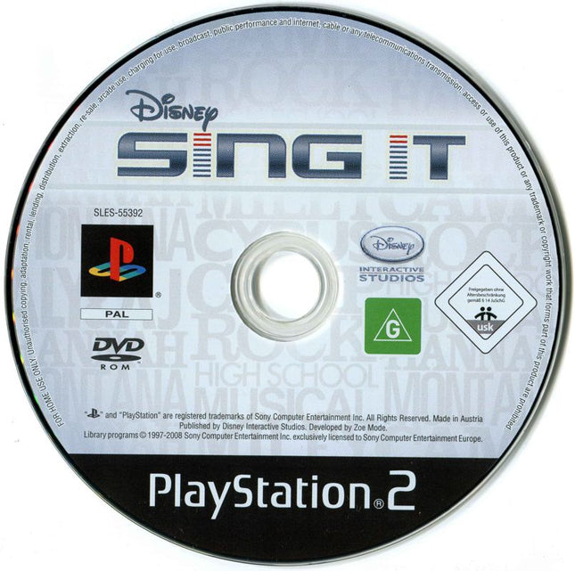 Disney Sing It (Disc Only) | PS2