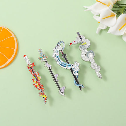 Demon Slayer | Obanai Iguro's Sword | Enamel Pin