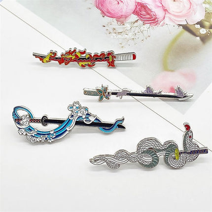Demon Slayer | Obanai Iguro's Sword | Enamel Pin