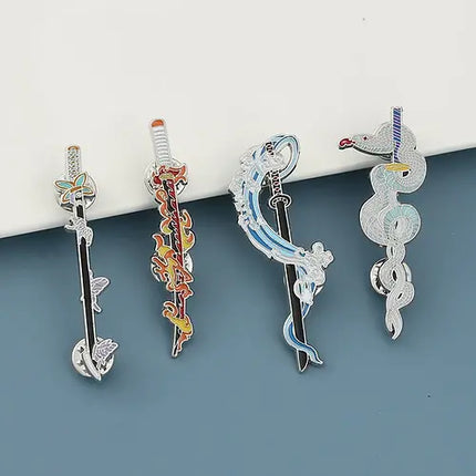 Demon Slayer | Obanai Iguro's Sword | Enamel Pin