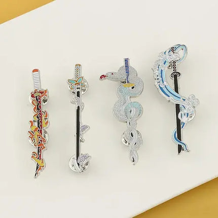 Demon Slayer | Obanai Iguro's Sword | Enamel Pin