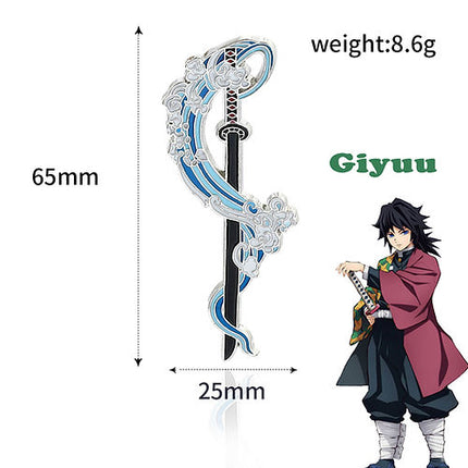 Demon Slayer | Giyu Tomioka's Sword | Enamel Pin