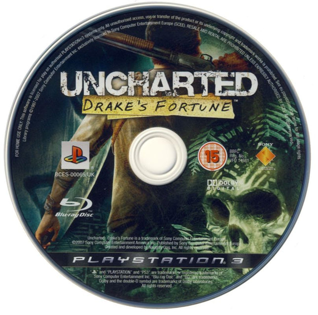 Uncharted: Drake’s Fortune (Disc Only) | PS3