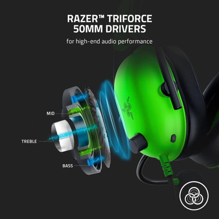 Razer BlackShark V2 X Gaming Headset | Green