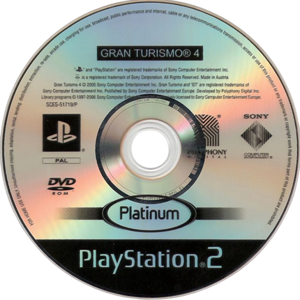 Gran Turismo 4 (Disc Only - Platinum) | PS2