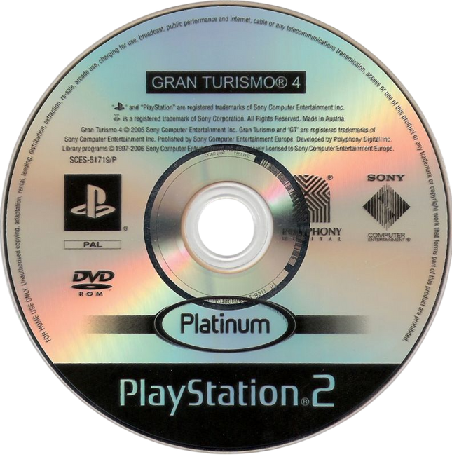 Gran Turismo 4 (Disc Only - Platinum) | PS2