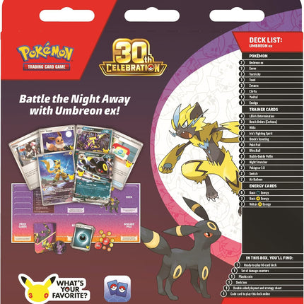 Pokemon | 30th Celebration | Battle Deck (Umbreon EX)