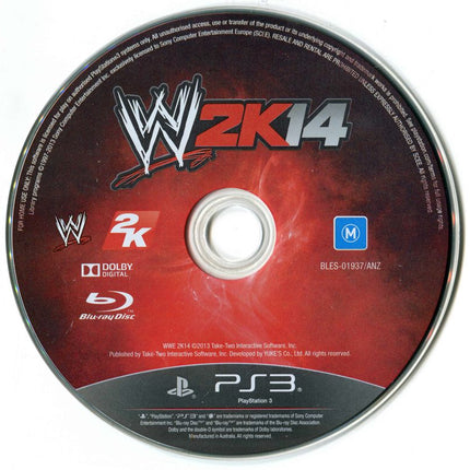 WWE 2K14 (Disc Only) | PS3