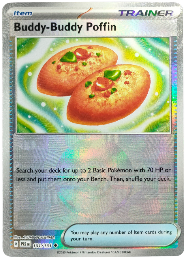 Pokemon | Scarlet & Violet | Prismatic Evolutions | Buddy-Buddy Poffin (Poke Ball Pattern) - 101/131