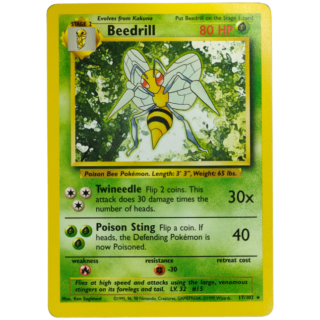 Pokemon | Original Series | Base Set | Beedrill - 17/102