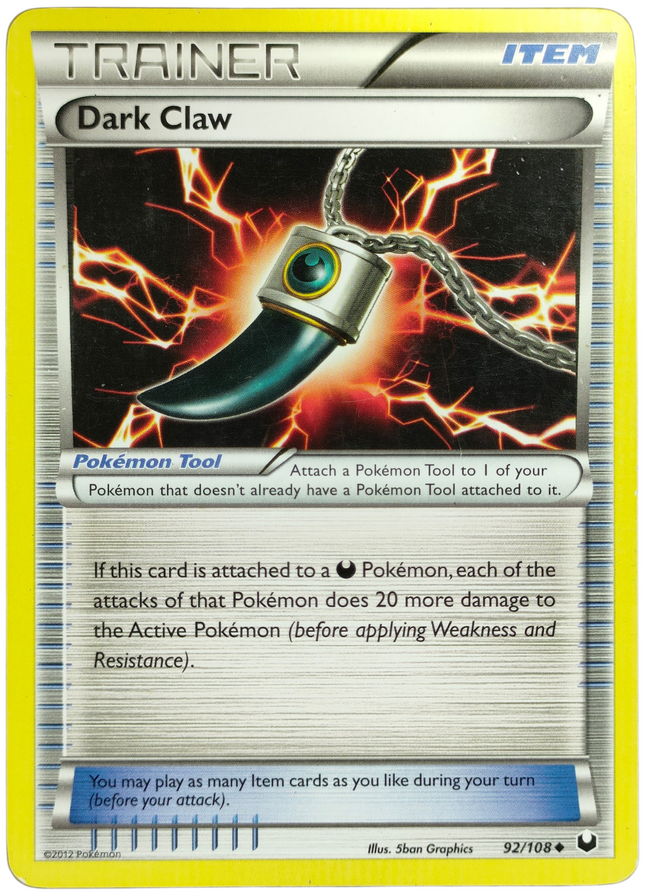 Pokemon | Black & White | Dark Explorers | Dark Claw - 92/109