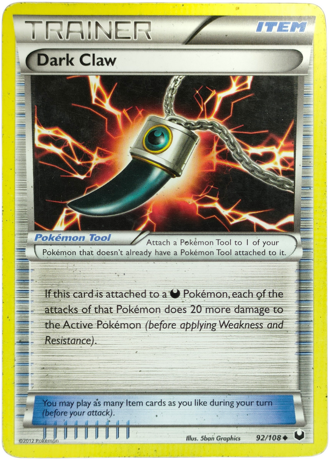 Pokemon | Black & White | Dark Explorers | Dark Claw - 92/109