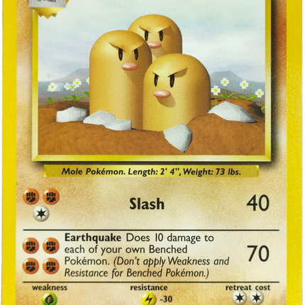 Pokemon | Original Series | Base Set | Dugtrio - 19/102