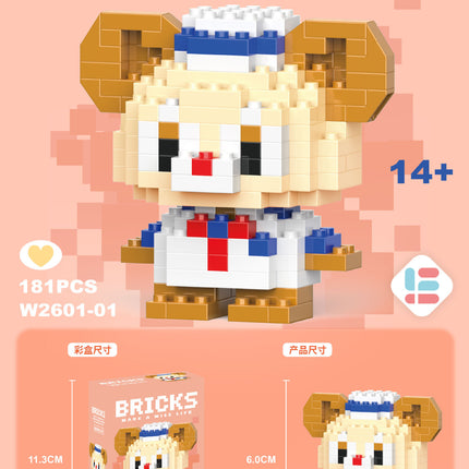 Micro Bricks | Disney Duffy & Friends | Duffy Bear (181pcs)