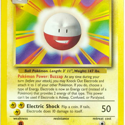 Pokemon | Original Series | Base Set | Electrode - 21/102