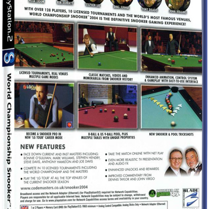 World Championship Snooker 2004 | PS2