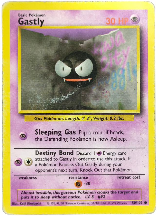 Pokemon | Original Series | Base Set | Gastly - 50/102
