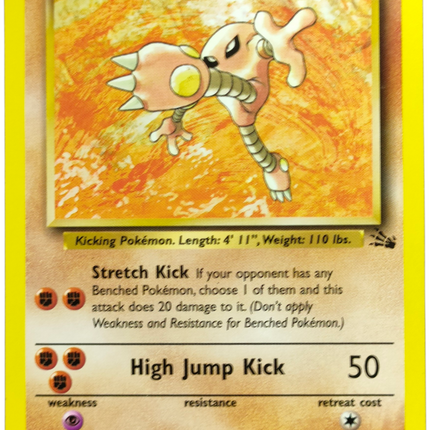 Pokemon | Original Series | Fossil | Hitmonlee - 22/62