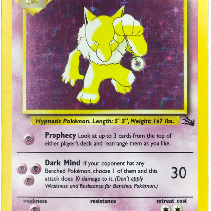 Pokemon | Original Series | Fossil | Hypno (Holo) - 8/62