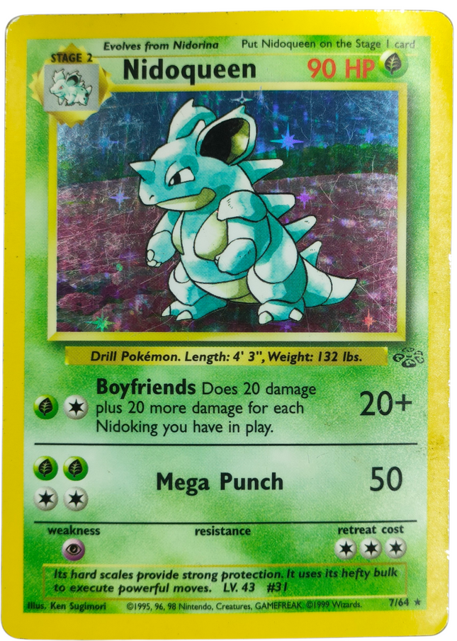 Pokemon | Original Series | Jungle | Nidoqueen (Holo) - 7/64