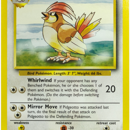 Pokemon | Original Series | Base Set | Pidgeotto - 22/102