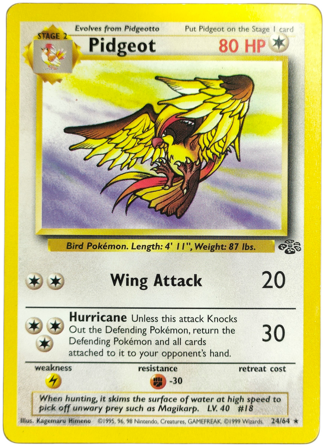 Pokemon | Original Series | Jungle | Pidgeot - 24/64