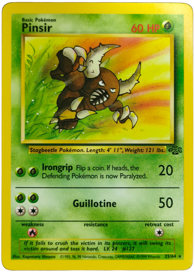 Pokemon | Original Series | Jungle | Pinsir - 25/64