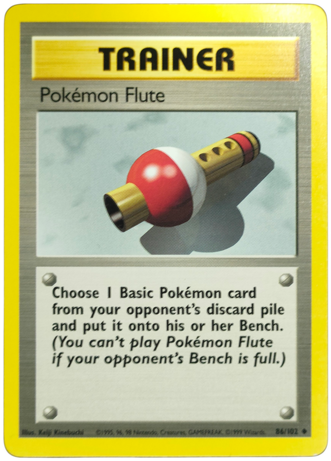 Pokemon | Original Series | Base Set | Pokemon Flute - 86/102
