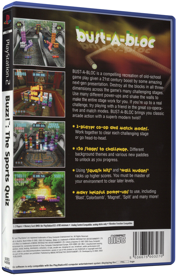Bust-A-Bloc (Printed Cover) | PS2