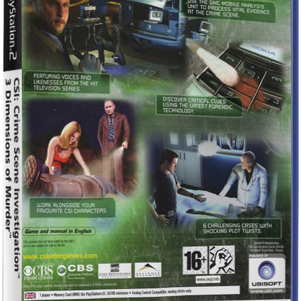 CSI: Crime Scene Investigation – 3 Dimensions of Murder | PS2