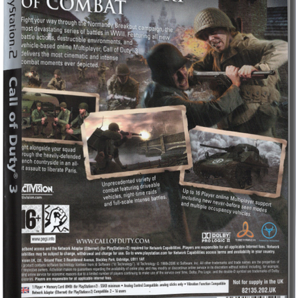 Call of Duty 3 (Platinum) | PS2