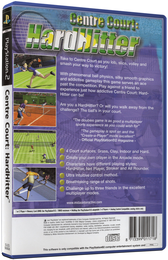 Centre Court: Hard Hitter | PS2