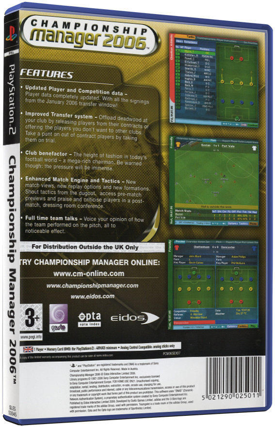 Championship Manager 2006 | PS2