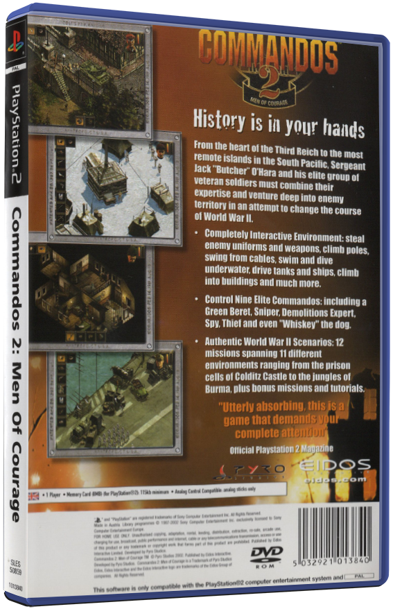 Commandos 2: Men of Courage | PS2