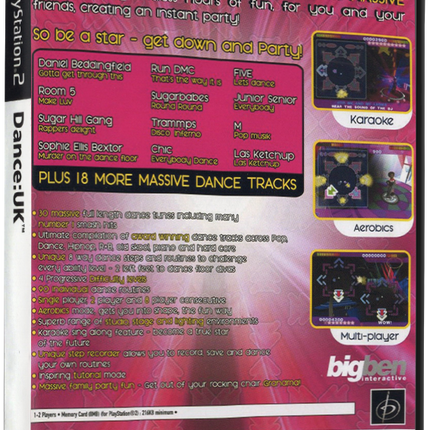 Dance:UK (Printed Cover) | PS2