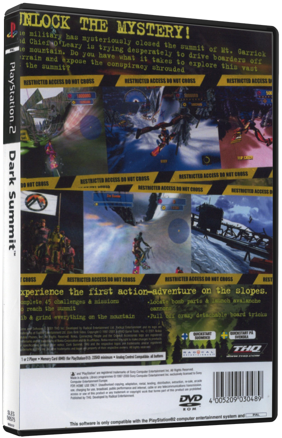 Dark Summit (Printed Cover) | PS2