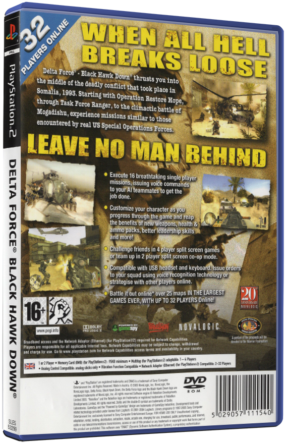 Delta Force: Black Hawk Down | PS2