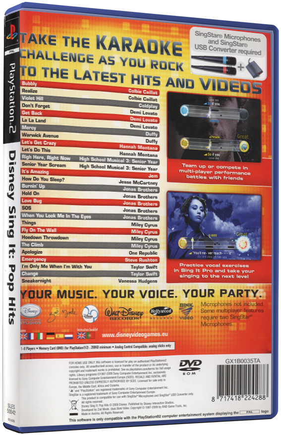 Disney Sing It: Pop Hits | PS2
