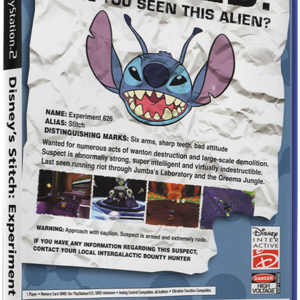 Disney’s Stitch: Experiment 626 | PS2