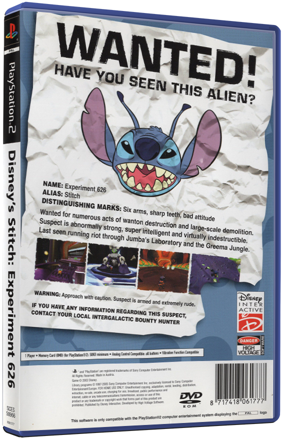 Disney’s Stitch: Experiment 626 | PS2