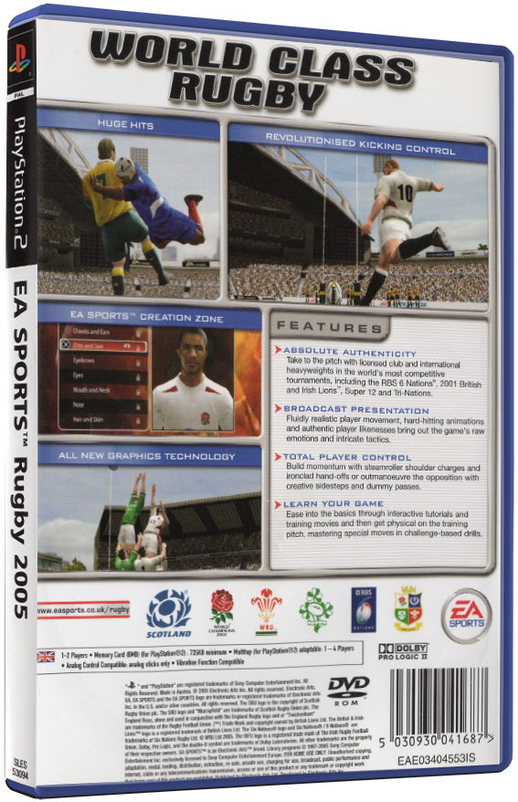 EA Sports Rugby 2005 | PS2