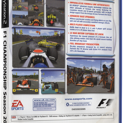 F1 Championship Season 2000 | PS2