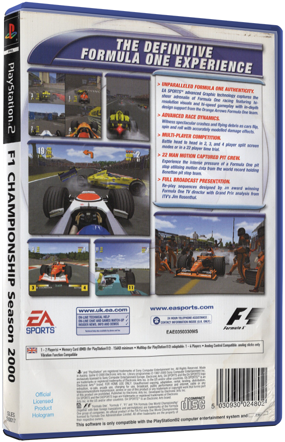 F1 Championship Season 2000 | PS2