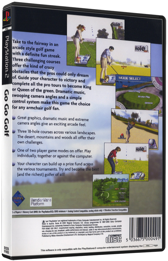 Go Go Golf (Printed Cover) | PS2