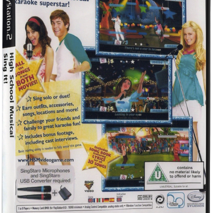 High School Musical: Sing It! (Printed Cover) | PS2