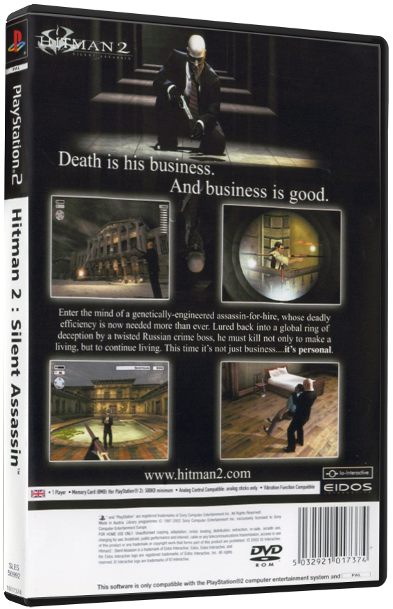 Hitman 2: Silent Assassin (Printed Cover) | PS2