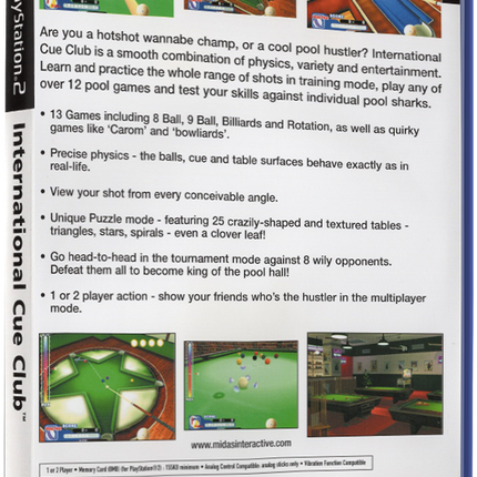 International Cue Club | PS2