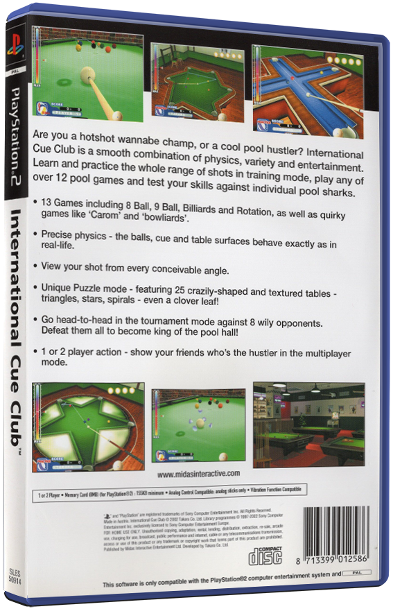 International Cue Club | PS2