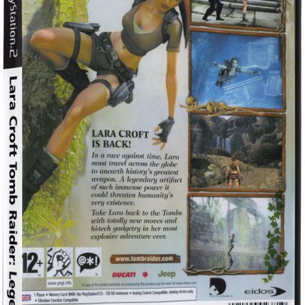 Lara Croft: Tomb Raider Legend (Printed Cover) | PS2